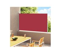 Tuinscherm uittrekbaar 180x300 cm rood313404
