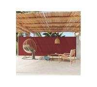 Tuinscherm uittrekbaar 180x600 cm rood317967