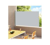 Tuinscherm uittrekbaar 200x300 cm grijs313413