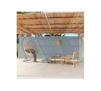 vidaXL Tuinscherm uittrekbaar 200x600 cm grijs317974 Gris G