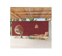 vidaXL Tuinscherm uittrekbaar 220x600 cm rood317979 Rouge G