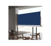 Tuinscherm uittrekbaar 60x300 cm blauw48356