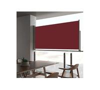 Tuinscherm uittrekbaar 80x300 cm rood48363