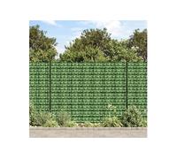 Tuinschermen 4 st 35x0,19 m PVC groen147851