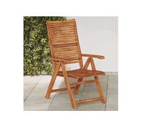Tuinstoelen 2 st inklapbaar verstelbaar massief acaciahout367699