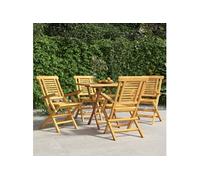 Vidaxl Chaises De Jardin Pliantes 4 Pcs 56x63x90 Cm Bois Massif Teck