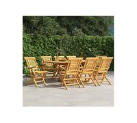 Tuinstoelen 8 st inklapbaar 56x63x90 cm massief teakhout3155051