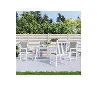 Tuinstoelkussen lage rug 4 st oxford stof antraciet47551