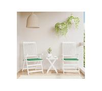 Tuinstoelkussens 2 st 50x50x3 cm oxford stof groen47598