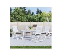 Coussins de Chaise de Jardin Siège Extérieur Lot de 2 Bleu Tissu Oxford vidaXL