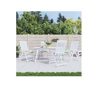 Coussins de Chaise de Jardin Siège Extérieur Lot de 2 Bleu Tissu Oxford vidaXL