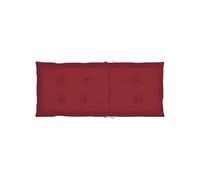 vidaXL Coussins de chaise de jardin à dossier haut lot de 4 bordeaux 314114