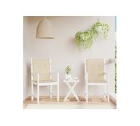 Tuinstoelkussens lage rug 2 st 100x50x3 cm oxford stof beige47564