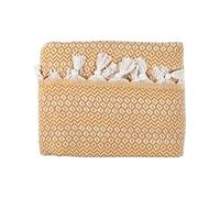 Tuiste Couvre Lit Luxe Jaune Moutarde, Couvre lit Mélangé Coton Organique, Uni, Couverture de Canapé Aérée et Polyvalente, Plaid en Coton, Jeté de Lit ou Jeté de Canapé, Taille 200x230, 2 Personne