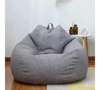 TUITA 1 pièces en Plein air Pouf canapés Paresseux canapés Couverture chaises sans Remplissage Lin Tissu Chaise Longue siège Pouf Pouf bouffé canapé Tatami Salon