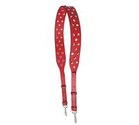 TUITA 1 pièces Large bandoulière Simili Cuir Sac Sangle métal Or Argent Rivet décorer Sac à bandoulière Sangle Nouvelles poignées réglables 95 CM-110 CM