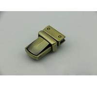 TUITA 2 pièces Accessoires de Bricolage Sac à Main fermoirs Fermeture Bouton de Verrouillage Accessoires carré en métal mortaise Interrupteur de Verrouillage pour Sac à Main de Remplacement