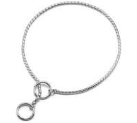 TUITA Collier d'exposition pour Chiens à chaîne en métal, Collier antidérapant pour Animaux de Compagnie, Collier à chaîne en Laiton Fin réglable pour Petits, Moyens et Grands Chiens