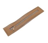 TUITA Fermeture Éclair en Cuir de 27cm pour Sac au Crochet, Accessoire de Couture Solide