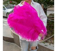 Grandes Plumes d'autruche moelleuses, 10 pièces, Plumes d'autruche Naturelles 50-55CM pour centres de Table de Mariage, décoration de fête de Carnaval