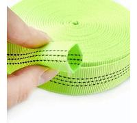 TUITA Sangle en Polyester Creuse Double Couche, 5/10M, 1 '', 25mm, Bande Tubulaire réfléchissante, Bande Tubulaire pour Ceinture, Sangle de Sac, Biais de Couture