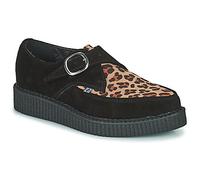 TUK Derbies POINTED CREEPER MONK BUCKLE in Noir 45