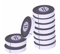 TUKA 100m x 20mm Magnétique Ruban Auto-adhésif, Flexible Autocollante Bande d'aimant, Rouleau Magnétique Adhésif pour Aimanter Photos Signes Pictogrammes Cartes DIY, Retaillable 10x10m TKD9035-2cm
