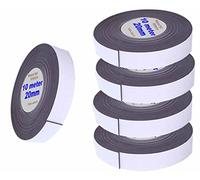 TUKA 50m x 20mm Magnétique Ruban Auto-adhésif, Flexible Autocollante Bande d'aimant, Rouleau Magnétique Adhésif pour Aimanter Photos Signes Pictogrammes Cartes DIY, Retaillable 5x10m TKD9035-2cm