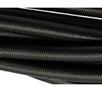 TUKA 98m x 6mm Corde Expander, Câble Élastique en Caoutchouc, Tendeur Planifier Corde Extensible Our Bâche, Attacher, Camping, Tente, d'autres Utilisations Générales, Noir, TKB5089-black
