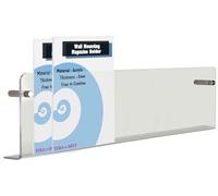 TUKA-i-AKUT 100cm Étagères Murales en Acrylique Extra Résistant, Support Mural pour Magazines, Journaux, Brochures, Livres, Porte-Revues Porte-Prospectus Murales Transparente TKD8256-100cm-1x