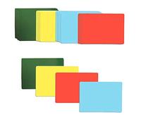 TUKA-i-AKUT 20pcs Étiquettes Magnétique Inscriptible 120 x 80mm, Aimants Réinscriptibles pour Étiquetage d'entrepôt Marquant Tableaux Blancs, Réfrigérateurs, Agile, Scrum... En 4 couleurs, TKD9050