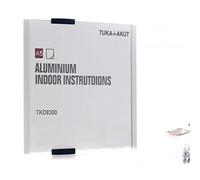 TUKA-i-AKUT A5 Plaque de Porte et de Signalisation, Aluminium et Couverture en Acrylique, Info Sign Bureau Panneau. Montage sur Mur ou Porte, Insertions A5 Portrait 149x210 mm TKD8300-A5