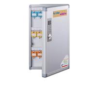 TUKA-i-AKUT Armoires à 48 Clés avec Serrure Électronique, Métal Placards à Clés pour Montage Mural, avec Porte-Clés + Kit de Montage, Boîte à Clés de Alliage d'Aluminium Armoires à Clés TKD8651-48