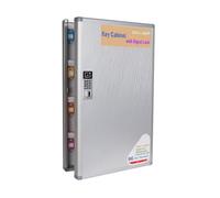 TUKA-i-AKUT Armoires à 96 Clés avec Serrure Électronique, Métal Placards à Clés pour Montage Mural, avec Porte-Clés + Kit de Montage, Boîte à Clés de Alliage d'Aluminium Armoires à Clés TKD8651-96