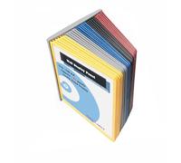 TUKA-i-AKUT Pupitre Présentoir Mural 30 Panneaux d'Affichage A4 Assortie, Support Kit Mural, Consultation Présentation Documents Entrepôt Atelier Laboratoire Bureau etc. Multicolore TKD8222-30x Bunt