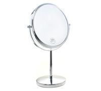 TUKA Miroir Cosmétique sur Pied 5X Grossissement TKD3108-5x, Double Visage 8 inch Miroir de Table pour Salle de Bain, Chromage