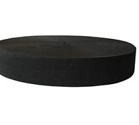 Tukan-tex Bande élastique Noir Largeur 40 mm 25 m DIY (Noir, 40 mm)