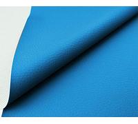 Tukan-tex Tissu d'ameublement en cuir synthétique - Au mètre - Tissu d'ameublement en PVC (bleu clair).