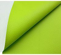 tukan-tex Tissu d'ameublement en cuir synthétique - Au mètre - Tissu d'ameublement en PVC (vert).