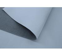 tukan-tex Tissu de ciel de toit - Vendu au mètre - 100 x 180 cm - Gris clair - 3 mm - Tissu ciel de réparation pour voiture, caravane, bateau (gris clair)
