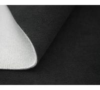 tukan-tex Tissu éponge en velours - Vendu au mètre - 100 x 180 cm - Noir - 3 mm - Pour réparation de housse de voiture, caravane, bateau (éponge noir)
