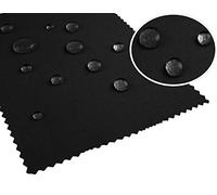 Tukan-tex Tissu étanche en polyuréthane de Haute qualité Tissu pour l'extérieur Toile de bâche (Noir - 1099)