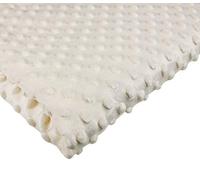 Tukan-tex Tissu peluche en polyester au mètre | Minky | Tissu pour enfant en polaire moelleuse, Minky, ecru, 50x160cm