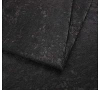 Tukan-texDE Tissu d'ameublement en Microfibre Tissu d'ameublement au mètre Motif Aloba, Noir, 100 x 150 cm