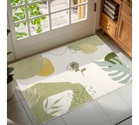 TUKDAK Paillasson Interieur 60 x 90 cm, Tapis de Porte D'entrée à Poils Courts, Paillasson Attrape-Poussière, Tapis d'Entrée Antidérapant et Lavable en Machine, Cuisine, Salle de Bain, Porte