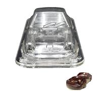 TUKE Moule à chocolat 3D en plastique rétro pour décoration de gâteau, fondant, bonbons, plâtre de Paris 26,4 x 11,9 x 6,6 cm