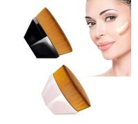 TUKEFEV Maquillage Magique [2 PACK] Poudre De Beauté Brosses Blush De Visage Ensemble De Brosses De Base Professionnel Portable Base Visage Grande Douce Makeup Beauté Fond de Teint