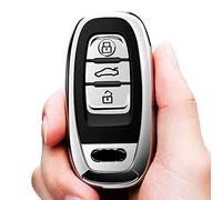 Tukeller Coque de udi en TPU Souple de qualité supérieure - Protection complète à 360 degrés - Compatible avec Audi A4L A6L Q5 A5 A7 A8 S5 S7 - Entrée sans rgenté