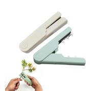 TUKEVA 2 Pcs Pinces d'épines Roses Outil pour effeuiller les roses Pince à poinçonner Les Fleurs Accessoire Outils de Jardinage Manuels pour Fleuriste Outil d'ébavurage décapant Feuilles (Couleur A)