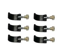 TUKEVA 6 PCS Poignée de Verrouillage pour Bâton de Marche kit Blocage Baton Marche Verrouillage Externe pour bâtons d'escalade Clips de Fixation pour bâtons de Trekking pour randonnées Camping (Noir)